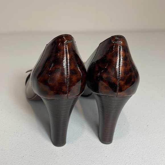 Cole Haan Rachel Tortoise Patent Pumps | Size 8.5B - Picture 5 of 11